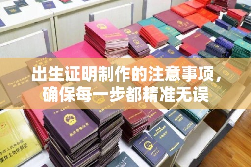 上虞出生证明制作的注意事项，确保每一步都精准无误